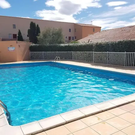 Apartment T3 Avec Terrasse, Veranda Et Piscine, A 100m De La Mer! Parking, Animaux Acceptes - Fr-1-409-179 Gruissan