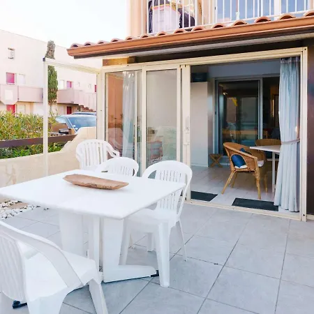 T3 Avec Terrasse, Veranda Et Piscine, A 100m De La Mer! Parking, Animaux Acceptes - Fr-1-409-179 * Gruissan